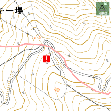 地形図との差異