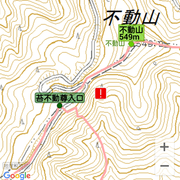 地形図との差異